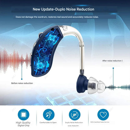 🎧 ClarityPro™ Rechargeable Digital Hearing Aid – Exclusive Launch (Set of 2 Units)