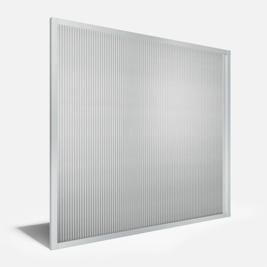 Privacy panel with hidden frame