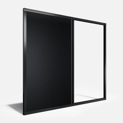 Privacy panel with hidden frame