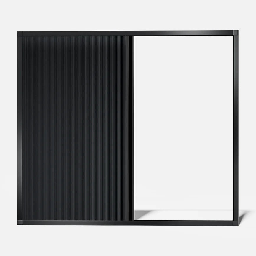 Privacy panel with hidden frame