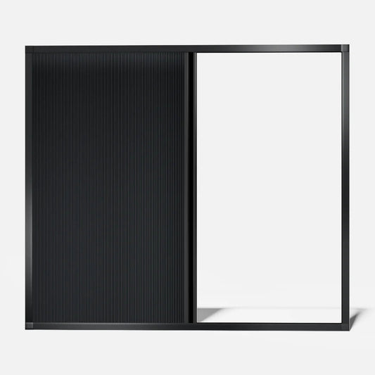 Privacy panel with hidden frame