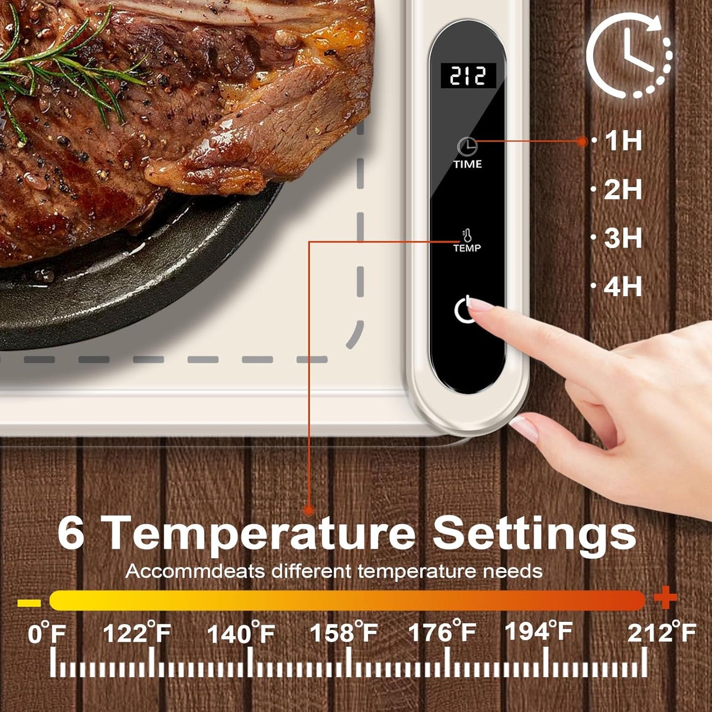 Electric heating plate