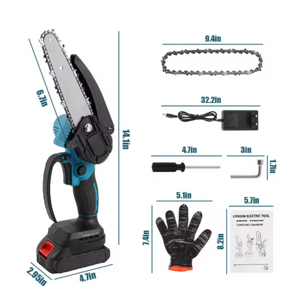 Portable Mini Electric Chainsaw with Dual-Voltage Battery – Buy 1, Get 2