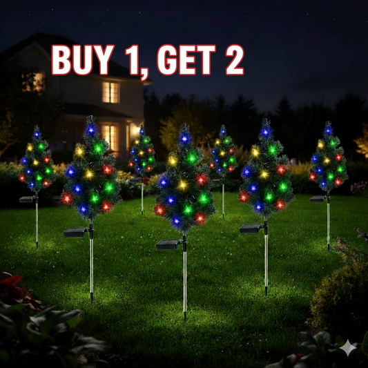 Solar Christmas Tree - Buy 1 Get 2