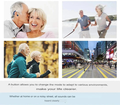 🎧 ClarityPro™ Rechargeable Digital Hearing Aid – Exclusive Launch (Set of 2 Units)