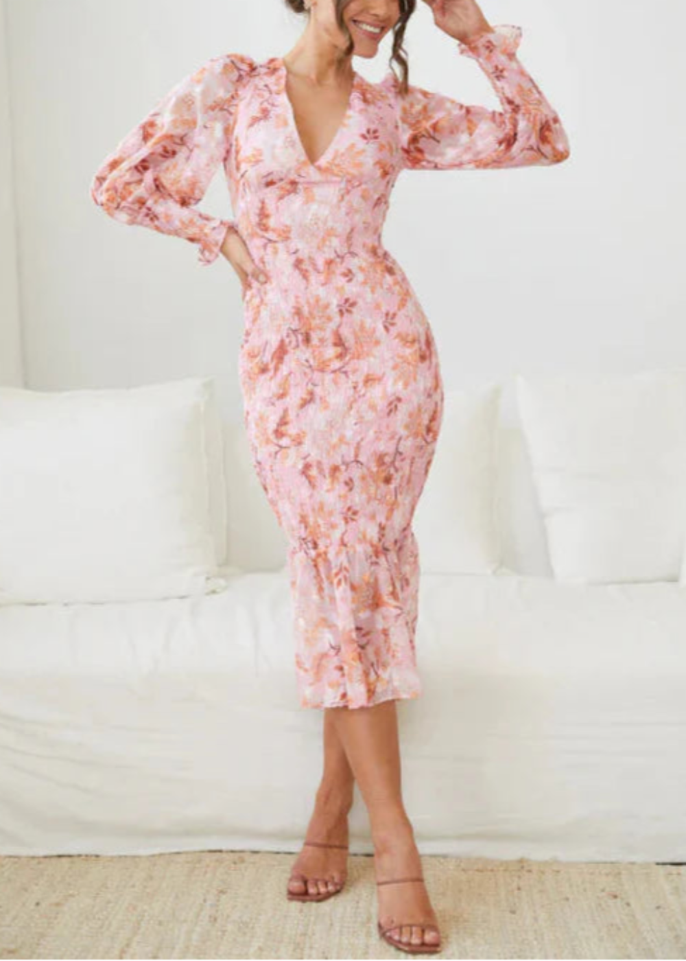 Elegant and Chic Floral Dress