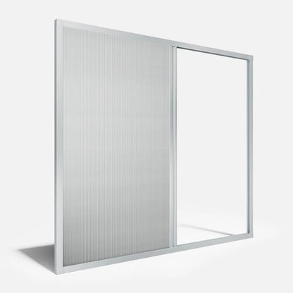 Privacy panel with hidden frame