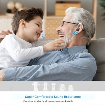 🎧 ClarityPro™ Rechargeable Digital Hearing Aid – Exclusive Launch (Set of 2 Units)