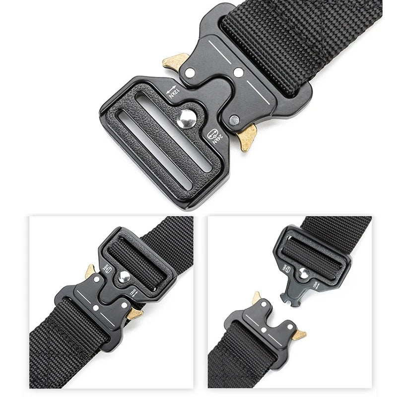 Quick-release tactical belt for outdoor activities, military belt