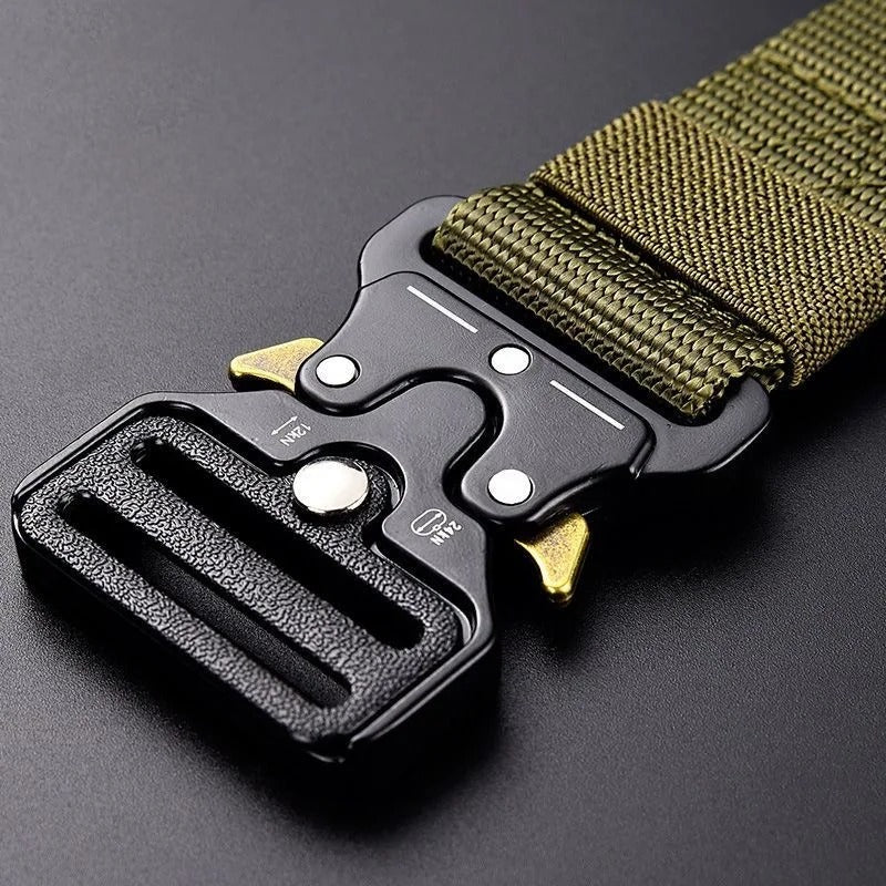 Quick-release tactical belt for outdoor activities, military belt