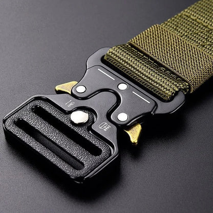 Quick-release tactical belt for outdoor activities, military belt