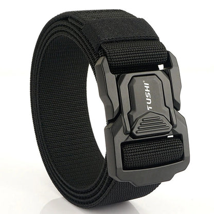 Brand Military Tactical Belt Specially Designed For The Military's Metal Buckle Adjustable Belt